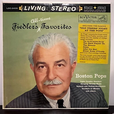 FIEDLER'S Favorites (Boston Pops)(RCA Living Stereo) - 12" Vinyl Record LP - VG+ - Image 1 of 3