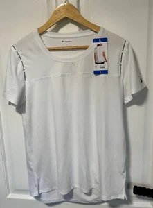 Brand New Ladies Champion Gym Top White Size Large L Gym Workout Exercise TShirt - Picture 1 of 2