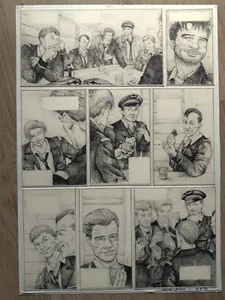 DE LUCCA - Planche crayonné originale LES ENRAGES DU NORMANDIE-NIEMEN T1 - Picture 1 of 1