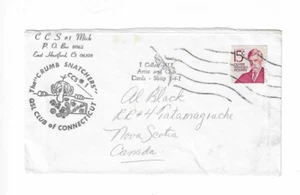 US-Brief verschickt von USA nach Kanada - "Crumb Catchers" QSL Club of CT - Bild 1 von 2