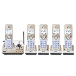 NEW AT&T 5 Handset Cordless Phone w Bluetooth Connect to Cell Smart Call Block - Picture 1 of 1