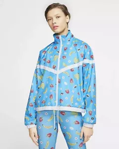 Nike Sportswear Giacca Donna Banana Strawberry Stampata FZ Nuova con etichette Small CJ3719-487 - Foto 1 di 6
