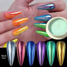Manicure Solid Pearl Powder Mirror Aurora Mermaid Nail Glitter Neon Ice Shiny O