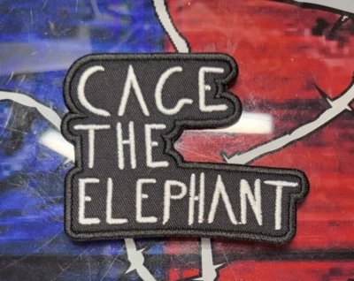 EMBROIDERED CAGE THE ELEPHANT CONTOUR BAND PATCH (Please Read Ad)