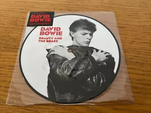 DAVID BOWIE 7” Picture Disc Beauty And The Beast Still Sealed - Picture 1 of 3