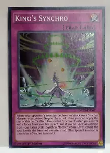 YUGIOH KING'S SYNCHRO INOV-EN067 1 ST EDITION SUPER LIGHT PLAYED - Picture 1 of 1