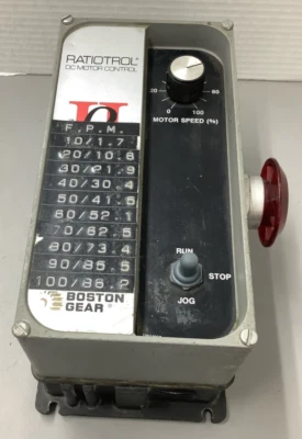 Boston Gear Ratiotrol RBA2-S DC Motor Control Beta II Series (b595) - Image 1 of 4