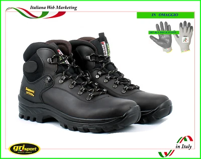 SCARPE TREKKING UOMO GRISPORT 10242 PER ESCURSIONI CACCIA MONTAGNA