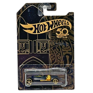 Hot Wheels Black and Gold 50th Anniversary Twin Mill 1:64 Diecast - Bild 1 von 3