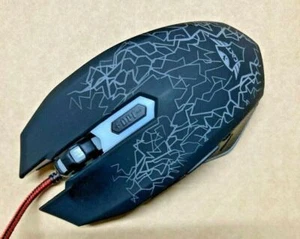 Trust GXT105 Izza Wired Gaming Mouse click switches Computer Optical Scroll Game - Picture 1 of 11