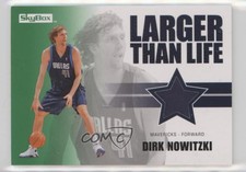 2008 Skybox Larger Than Life Memorabilia Retail Green Dirk Nowitzki #LL-DN HOF