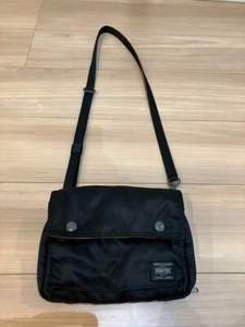 Yoshida bag Porter Tanker 2Way Shoulder Bag Belt Bag Pouch Black Japan - Picture 1 of 8