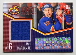 2016-17 KHL Jokerit Helsinki AUTO JERSEY #JOK-JER-A16 Masi Marjamaki 44/50