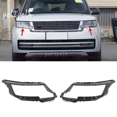 A Pair Headlight Clear Lens Cover For Land Rover Range Rover 2023-2024 - Image 1 of 4