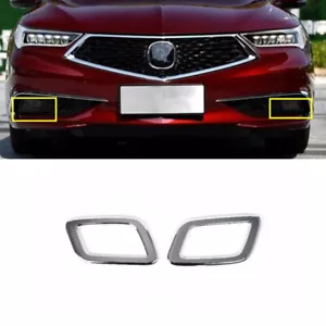 Lámpara antiniebla delantera cromada 2X borde de cubierta de luz para Acura TLX 2015-2022 - Imagen 1 de 7