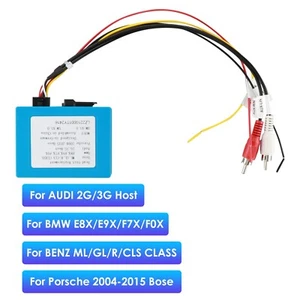 Fiber Optic Adapter Box For BENZ ML/ R/ GL/ CLS Class Radio BMW 3 Series E8X E9X - Foto 1 di 4