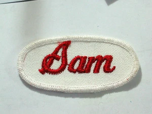 Sam Name Patch Mechanics Garage Gas Station Uniform Automobile Service Patch - Picture 1 of 3