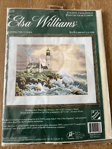 Kit de punto de cruz de iluminación Elsa Williams The Course kit sellado faro 02128 - Imagen 1 de 3
