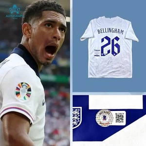Jude Bellingham Signed England 2022 World Cup Jersey W/ COA Beckett BAS - Picture 1 of 5