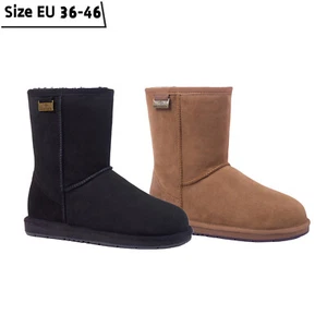 UGG Short Classic Boots Womens Mens Premium Sheepskin Wool Suede Upper Non-Slip - Picture 1 of 12