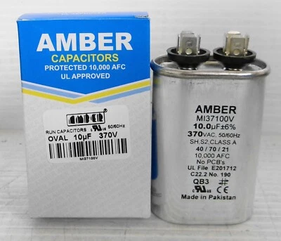 Amber S1-TP350073 Run Capacitor 370VAC 50/60Hz - Image 1 of 4