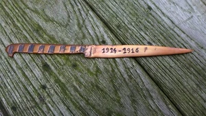 WW1 Trench Art Letter Opener Collector Desk Office Gift Idea Man Cave 20-02 - Picture 1 of 4