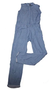 S4 DAMEN OVERALL HOSENANZUG JUMPSUIT JEANSOPTIK WIPING PROTEST Gr.XL 42 NEU - Bild 1 von 4