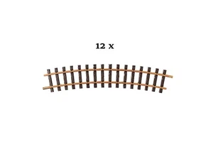LGB 16000 Gebogenes Gleis, R3, 22,5° / 12 Stück Spur-G LGB - Picture 1 of 1