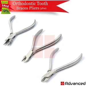 Juego de 3 alicates ortodoncia jóvenes mandíbula de tres puntas alambre doblado pico de pájaro  - Imagen 1 de 4