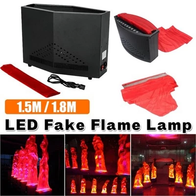24 LED Flame Fire Light Machine Stage Atmosphere Effect Fake Fire Flame Machine - Image 1 of 4