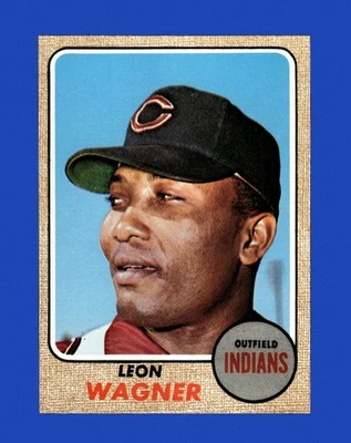 1968 年 Topps Set-Break #495 Leon Wagner EX-EXMINT *GMCARDS* — 第 1/2 张图片