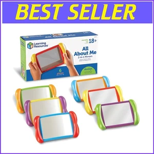 Unbreakable Toddler Mirror Set - 6 Fun Reflective Tools for Skill Development - Picture 1 of 9