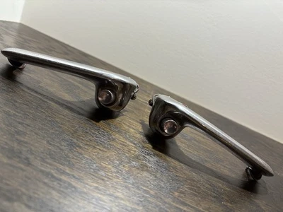 Ford Mustang 1964 1965 1966 manijas de puerta exteriores izquierda y derecha usadas OEM Foto 1 de 3