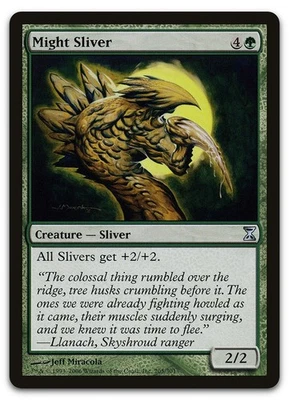 Might Sliver #205 (NM) Time Spiral TSP Magic MTG - Image 1 of 2