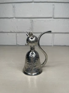 Kitty Cat Candle Snuffer Hammered Metal Cottage Core MCM Style Whimsical Decor - Picture 1 of 9