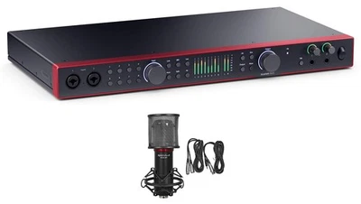Focusrite SCARLETT 18I20 4G 4th Gen 24-bit 192 kHz Audio Recording Interface+Mic - Image 1 of 4