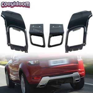 For Land Rover Range Rover Evoque 10-18 Tail Steel Tail Throat Exhaust Pipe Trim - Picture 1 of 19
