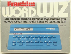 Franklin WORD WIZ Computer WW-93 1987 -  Plays Hangman, Jumble,  Spells words - Picture 1 of 10