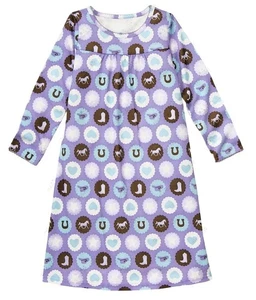 Gymboree Cowgirls at Heart Western Pajama Nightgown, Gown, Size 7/8 - Picture 1 of 1