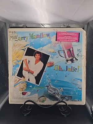 BARRY MANILOW OH JULIE VINYL LP RECORD ALBUM 1982 PROMO VG+/G+ - Image 1 of 4