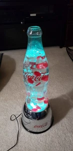 Coca Cola beleuchtete Bubble Lampe wie besehen! (ohne Mütze) Siehe Bilder. - Bild 1 von 23