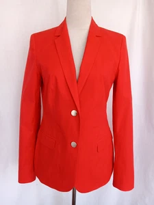 ESCADA Blazer Jacke rot Baumwollmischung 2 Knöpfe neu ohne Etikett Gr. 38 US 8 Slowenien - Bild 1 von 10