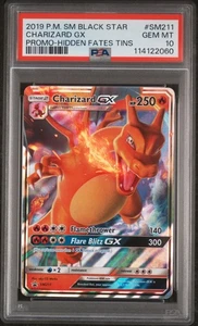 Charizard GX SM212 Full Art Black Star Promo PSA 10 Pokemon Card - Picture 1 of 2