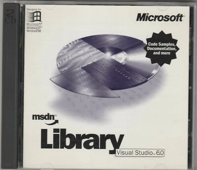 Microsoft msdn Library Visual Studio 6.0 ~ CD-ROM - Image 1 of 3