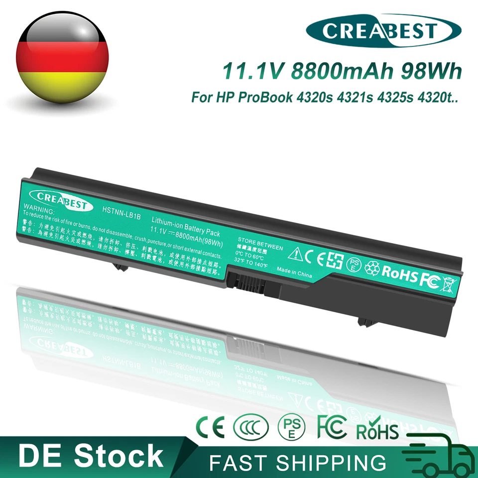 HSTNN-IB1A HSTNN-CB1A Akku Für HP ProBook 4320s 4425s 4520s 4321s 4320t 4325s - Bild 1 von 4