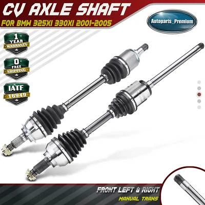Conjunto de eje CV delantero izquierdo y derecho de 2 piezas para BMW E46 325xi 330xi 01-05 2,5 L 3,0 L Foto 1 de 4