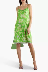 Slipdress Meryll Rogge nuovo con etichette carta da parati stampa floreale seta 38/6 - Foto 1 di 8
