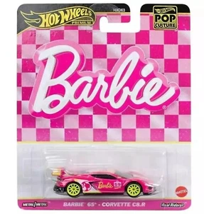 2024 Hot Wheels Premium Barbie 65th *Corvette C8.R* Pop Culture/Real Rider Tires - Picture 1 of 2