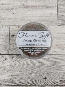 FLOWER SOFT Texturizado Scrapbooking Adorno Polvo 30 ml Vintage Navidad - Imagen 1 de 3