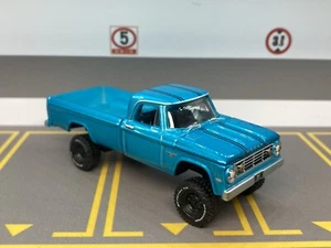 1967 Dodge W200 Lifted 4x4 Truck 1/64 Diecast Custom Greenlight Off Road Pickup - Picture 1 of 13